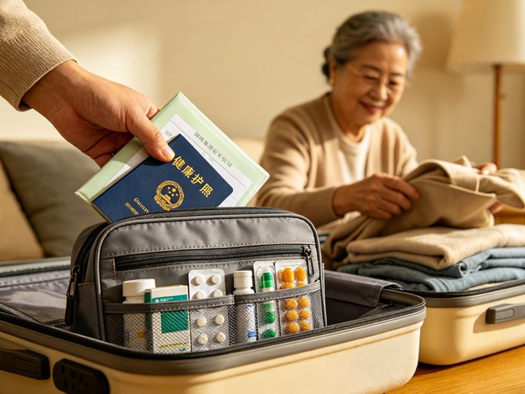 老人旅居出行健康备案 常备药品整理 旅居医疗保障准备