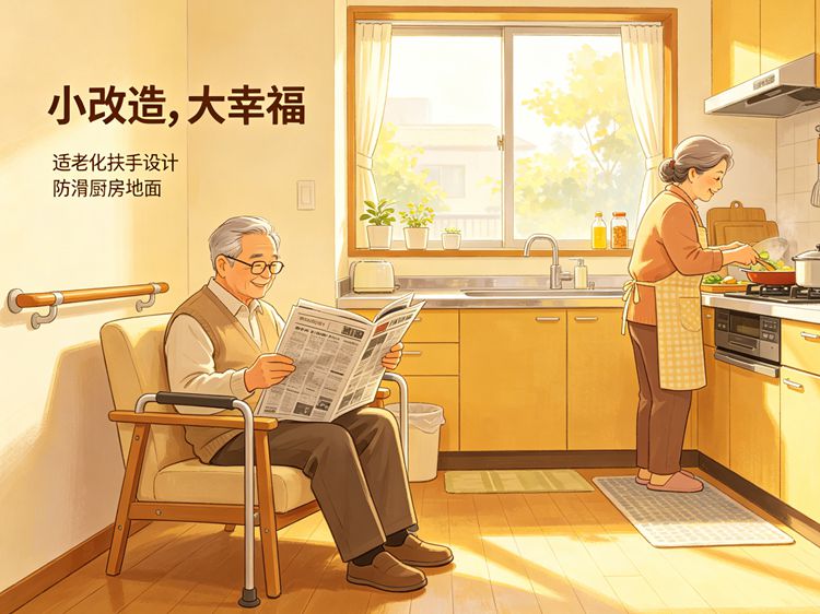 居家适老化改造 老人幸福生活 安全防护