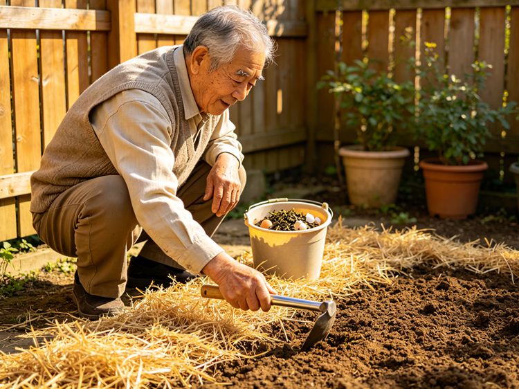 生态种菜养护 自制天然肥料 菜园日常打理劳作