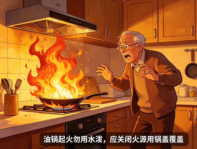 家用防干烧燃气灶 老人厨房忘关火安全防护灶具