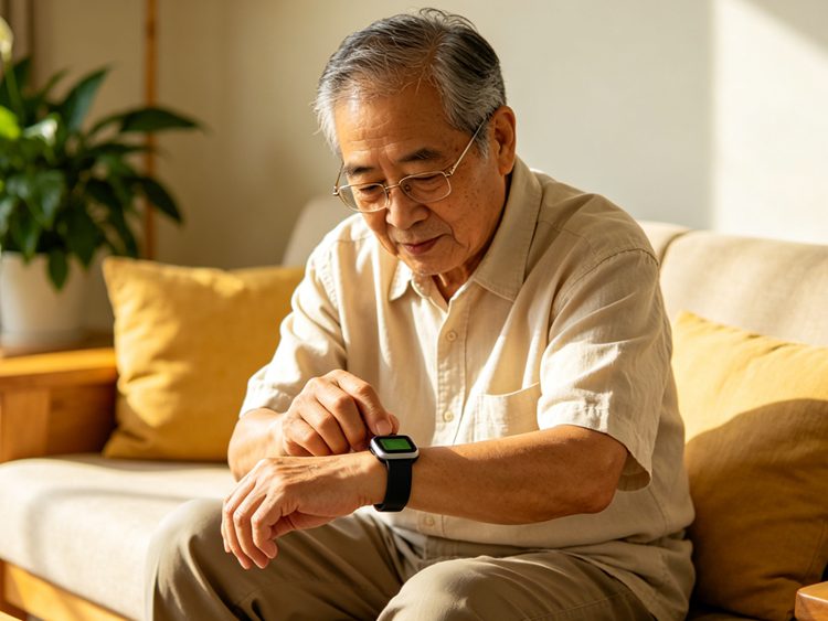 老人智能跌倒手环 一键求助摔倒自动报警